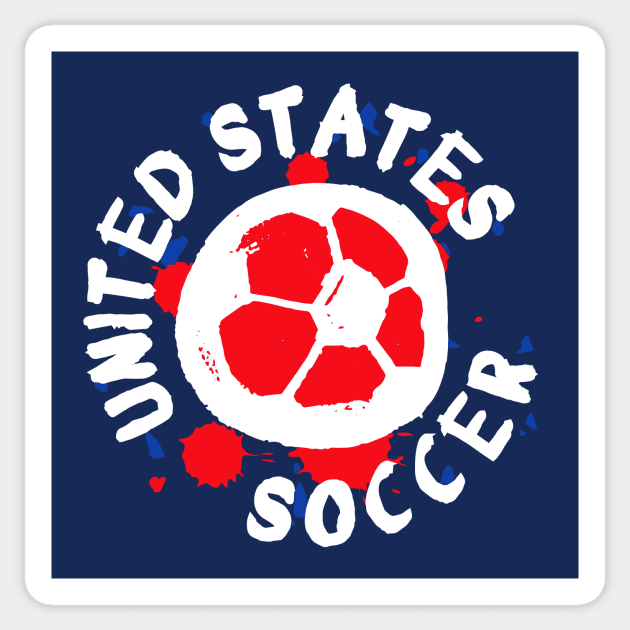 USA Soccer 02 Sticker by Very Simple Graph